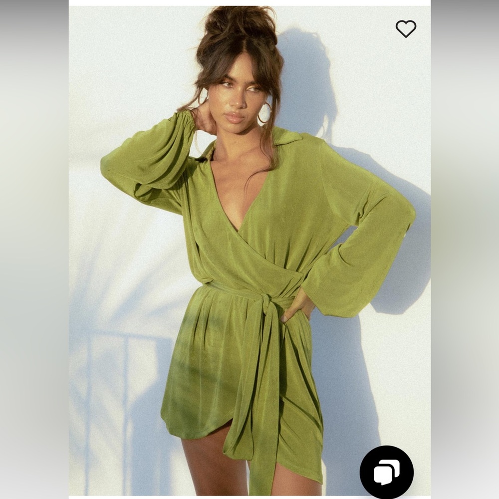- Party Time Mini Dress Green